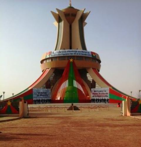 Le Mémorial aux Héros nationaux du Burkina à Ouagadougou.