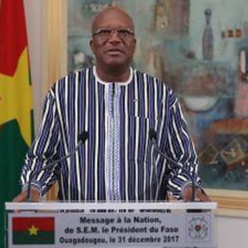 Message de nouvel an 2018 du Président Kaboré