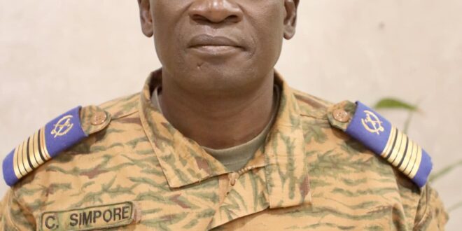 Burkina Faso Le Colonel Major Célestin Simpore Nouveau Chef DÉtat Major Général Des Armées à 